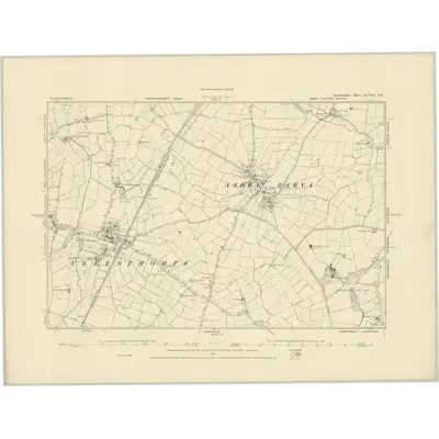 1886 Map of Leicestershire XLVIII.NE