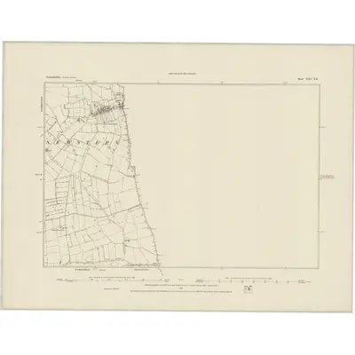 1883 Map of Leicestershire XXI.NE, 1884 Print