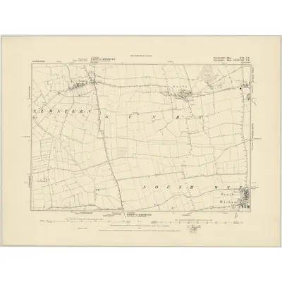 1887 Map of Leicestershire XXI.NE