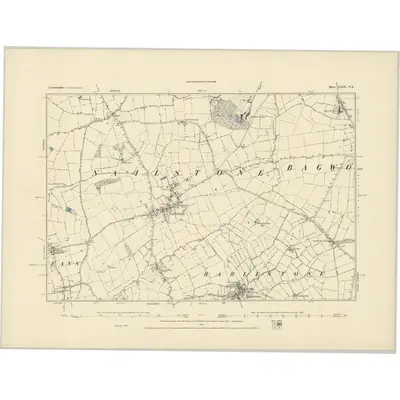 1885 Map of Leicestershire XXIX.NE