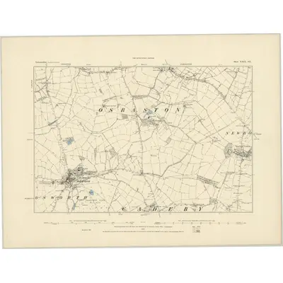 1885 Map of Leicestershire XXIX.SE
