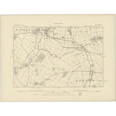 1885 Map of Leicestershire XXIX.SW