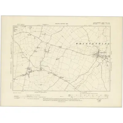 1902 Map of Leicestershire XXVII.NE, 1904 Print