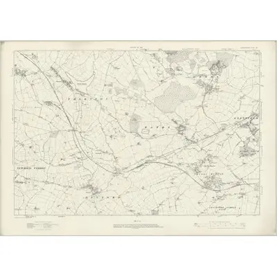 1913 Map of Leicestershire XXX, 1919 Print