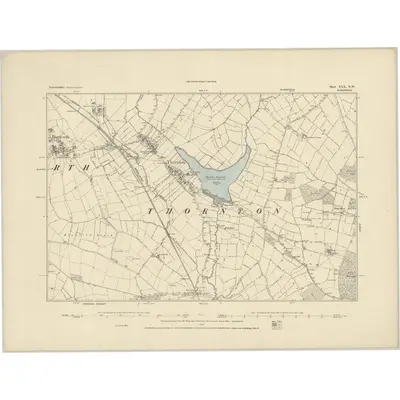 1885 Map of Leicestershire XXX.NW