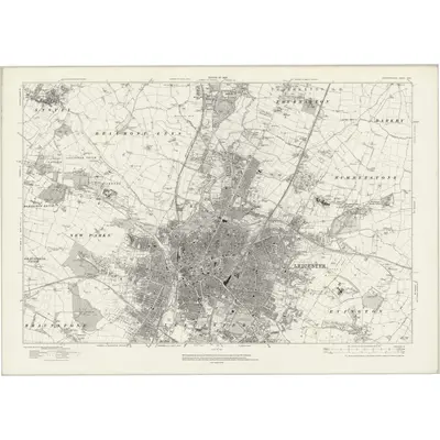 1919 Map of Leicestershire XXXI, 1920 Print