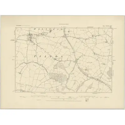 1884 Map of Leicestershire XXXIII.SW