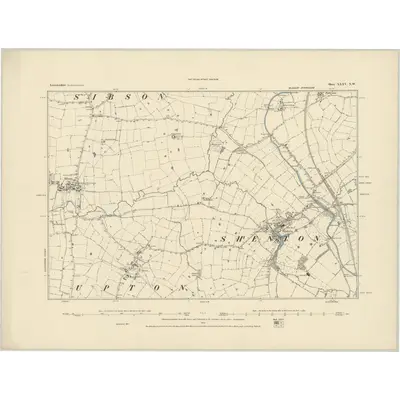1885 Map of Leicestershire XXXV.NW