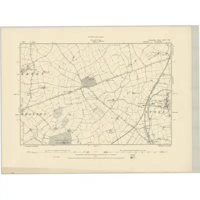 1887 Map of Leicestershire XXXV.SW