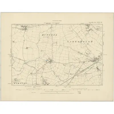 1886 Map of Leicestershire XXXVI.SE