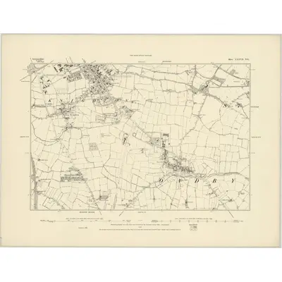 1885 Map of Leicestershire XXXVII.NE