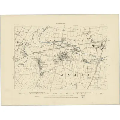 1885 Map of Leicestershire XXXVII.SW