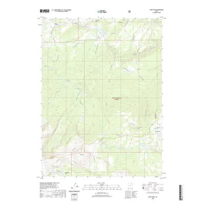 2020 Map of Leidy Peak, 2020 Print