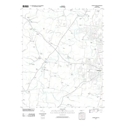 2010 Map of Leipers Fork, 2010 Print