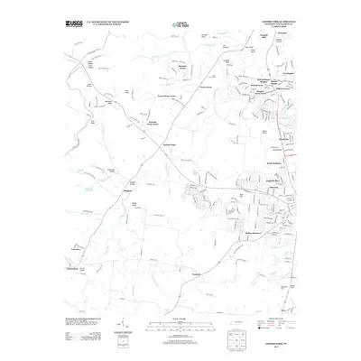 2013 Map of Leipers Fork, 2013 Print