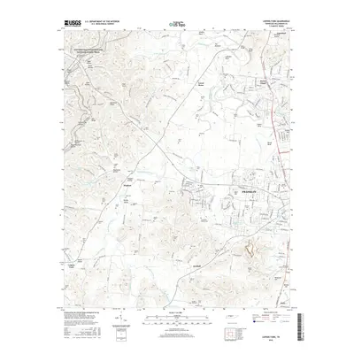2016 Map of Leipers Fork, 2016 Print