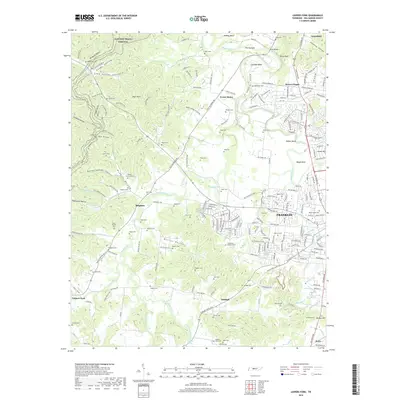 2019 Map of Leipers Fork, 2019 Print