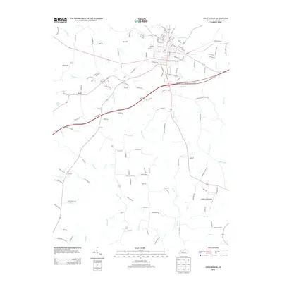 2013 Map of Leitchfield, 2013 Print