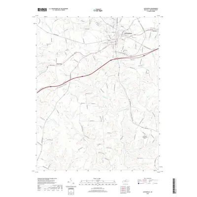 2019 Map of Leitchfield, 2019 Print