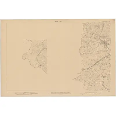 1908 Map of Leitrim - Sheet 14 & 14A, 1910 Print