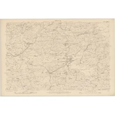1908 Map of Leitrim - Sheet 15, 1910 Print