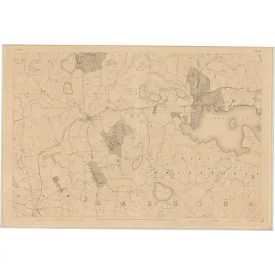 1836 Map of Leitrim - Sheet 25, 1837 Print