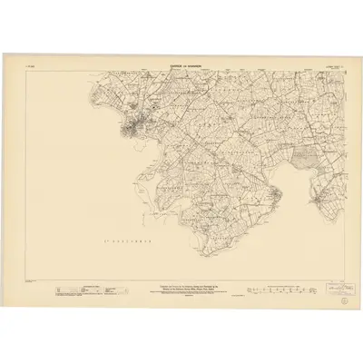 1945 Map of Leitrim - Sheet 31, 1957 Print