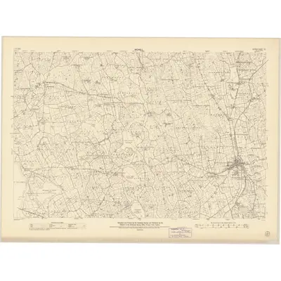 1945 Map of Leitrim - Sheet 32, 1957 Print