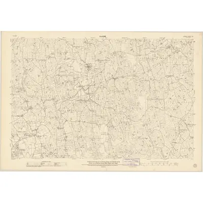 1944 Map of Leitrim - Sheet 33, 1957 Print