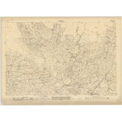 1943 Map of Leitrim - Sheet 7, 1957 Print