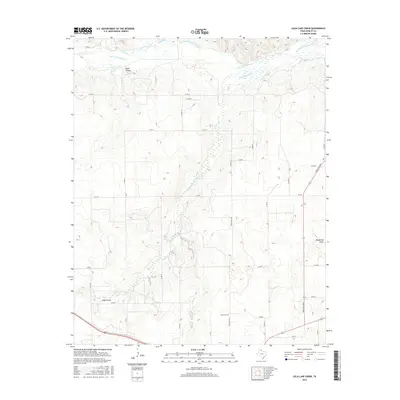 2016 Map of Lelia Lake Creek, 2016 Print