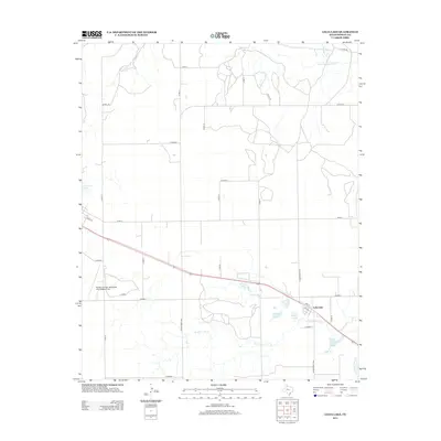 2012 Map of Lelia Lake, 2012 Print