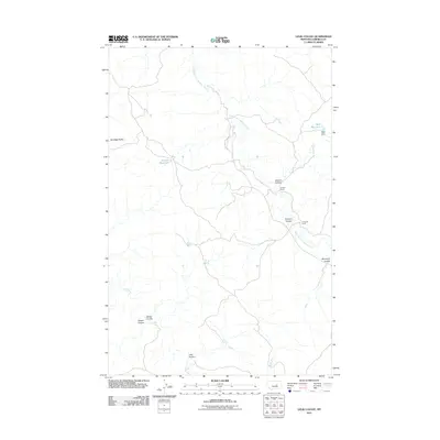 2011 Map of Lelig Coulee, 2011 Print