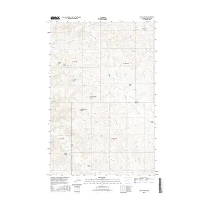 2017 Map of Lelig Coulee, 2017 Print