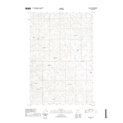 2020 Map of Lelig Coulee, 2020 Print