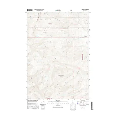 2013 Map of Lem Peak, 2013 Print