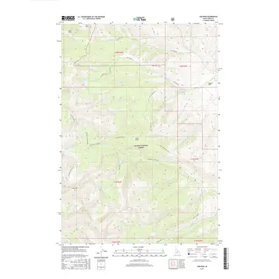 2017 Map of Lem Peak, 2017 Print