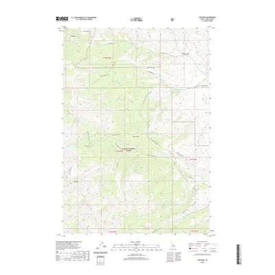 2020 Map of Lem Peak, 2020 Print