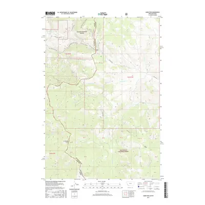 2017 Map of Lemhi Pass, 2017 Print