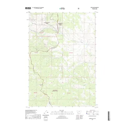 2020 Map of Lemhi Pass, 2020 Print