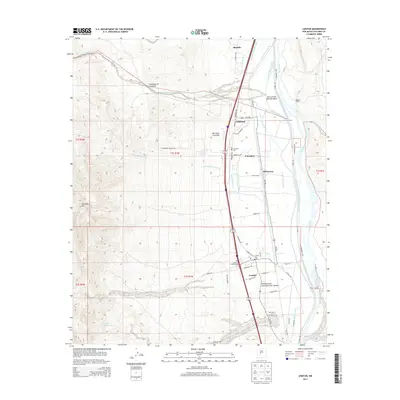 2013 Map of Lemitar, 2013 Print