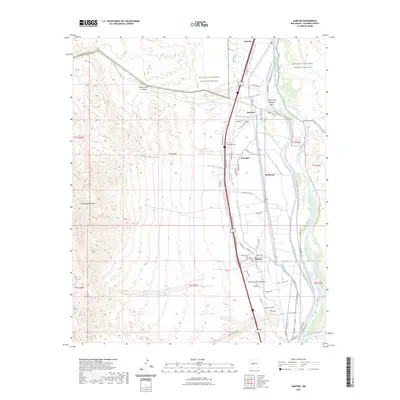 2023 Map of Lemitar, 2023 Print
