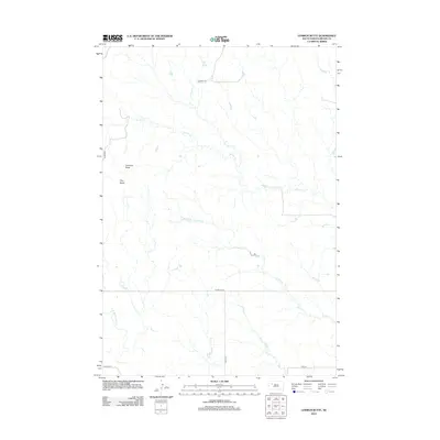 2012 Map of Lemmon Butte, 2012 Print