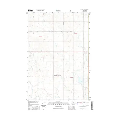 2015 Map of Lemmon Lake, 2015 Print