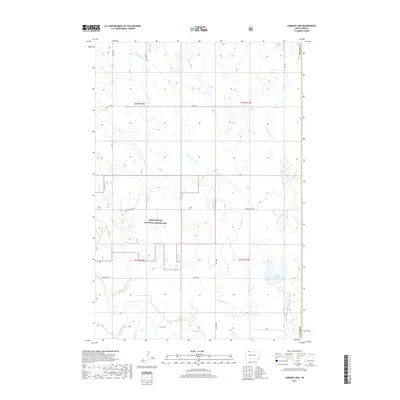 2017 Map of Lemmon Lake, 2017 Print