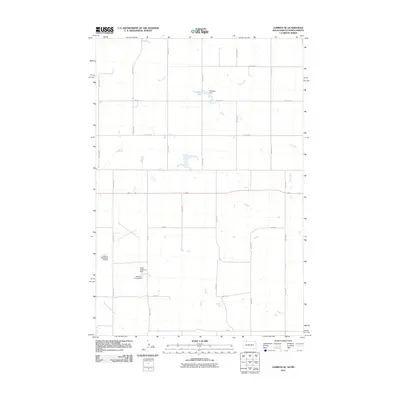 2011 Map of Lemmon NE, 2011 Print