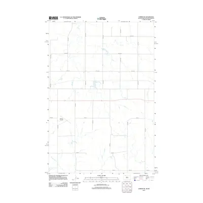 2012 Map of Lemmon NE, 2012 Print