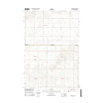2015 Map of Lemmon NE, 2015 Print