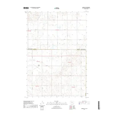 2017 Map of Lemmon NE, 2017 Print