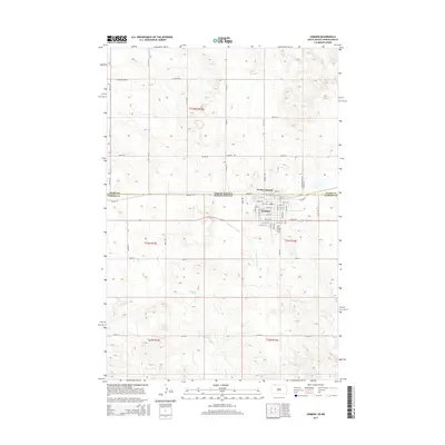 2015 Map of Lemmon, 2015 Print